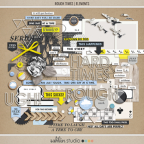 Sahlin Studio | Digital Scrapbooking DesignsRough Times - Kit and ...