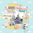 Disney digital scrapbooking layout using Project Mouse: Beginnings Kit and Journal Cards by Sahlin Studio and Britt-ish Designs