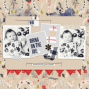 Christmas Bring on the Joy Baby 1'st First Christmas digital scrapbooking layout using December collection by Sahlin Studio