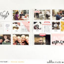 Currently Right Now Project Life page by larkindesign featuring Currently Photo Templates and Flair Icons by Sahlin Studio
