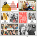 Currently Right Now digital Project Life page by lynnette featuring Currently Photo Templates and Flair Icons by Sahlin Studio