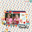 Digital scrapbooking page using Project Mouse (Boardwalk): Elements by Britt-ish Designs and Sahlin Studio