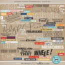 Project Mouse (Boardwalk): Word Art by Britt-ish Designs and Sahlin Studio - Perfect for documenting your Project Life and Disney albums!!