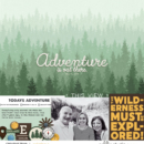 The Wilderness Must be Explored! digital scrapbook page Project Mouse (Wilderness) by Britt-ish Designs and Sahlin Studio