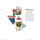 December / Christmas digital scrapbook page Home for the Holidays collection by Sahlin Studio - Perfect for Documenting Your December (DYD) or your Christmas!