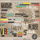 Project Mouse (Vibes) Word Art by Britt-ish Designs and Sahlin Studio - Perfect for scrapbooking or in your Disney Project Life or Project Mouse albums!!