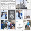 Winter SNOW Project Life digital scrapbooking layout using Winter Stories by Sahlin Studio