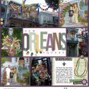 Disney New Orleans Square Court of Angels digital Project Life layout using Project Mouse (New Orleans): Elements by Britt-ish Designs and Sahlin Studio