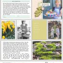 Spring March Project Life scrapbooking layout using Spring Stories by Sahlin Studio - Perfect for spring, easter, park scrapbooking or in your Project Life!!