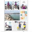 Summer Documented SUNKISSED digital Project Life scrapbook layout using Summer Stories | Kit by Sahlin Studio