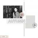 My Greatest Blessing - Snapshots of Fall Autumn Digital Scrapbooking page using Autumn Stories | Journal Cards by Sahlin Studio