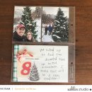 December Daily page using Holly Days by Sahlin Studio