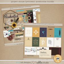 Project Mouse (Princess) Pocahontas | BUNDLE by Britt-ish Designs and Sahlin Studio - Perfect for documenting Disney Pocahontas, Fall or other magical moments in your Project Life / Project Mouse album!!