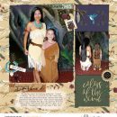Colors of the Wind digital scrapbook page layout using Project Mouse (Princess) Pocahontas | Kit & Journal Cards by Britt-ish Designs and Sahlin Studio
