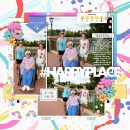 This is my Happy Place Digital Project Life scrapbook layout using Project Mouse (Pop) by Britt-ish Designs