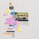 Love Digital Scrapbooking layout scrapbook layout using Project Mouse (Pop) by Britt-ish Designs