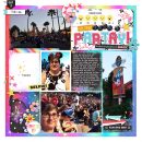 Disney Party Digital Project Life scrapbook layout using Project Mouse (Pop) by Britt-ish Designs