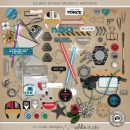 Project Mouse (Galaxy): Elements by Britt-ish Designs and Sahlin Studio - Perfect for all of your Disney Tomorrowland and Star Wars layouts, in your scrapbookings or Project Life albums!!