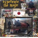 Harry Potter Wizarding World scrapbooking page using Project Mouse (Wizarding) by Britt-ish Designs and Sahlin Studio